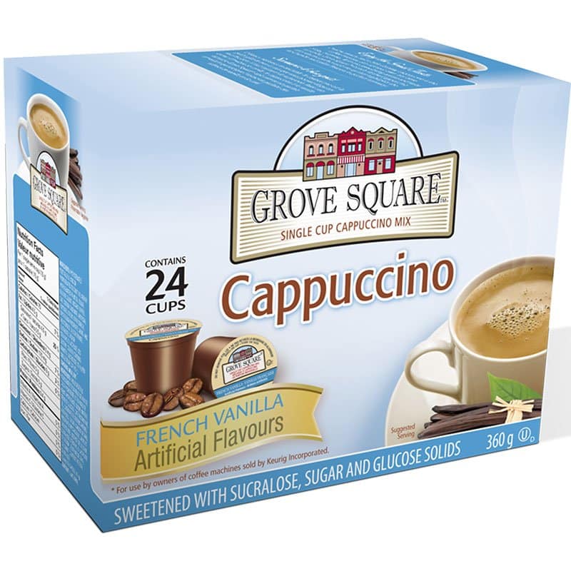 Grove Square French Vanilla Cappuccino Box KCUP