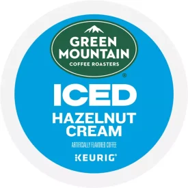 Brew Over Ice Hazelnut Cream Coffee K Cup Green Mountain en general